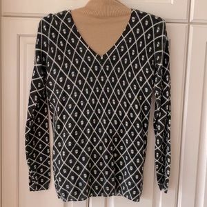 Zadig & Voltaire Deluxe skull face cashmere sweater. S.